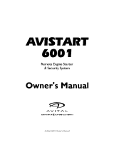 Avital 6001 User manual
