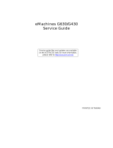 Acer G630 User manual