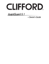 Clifford AvantGuard 5.1 User manual