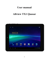 Quasar Allview TX1 User manual