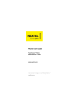 Sprint Nextel Buzz+ ic602 User manual