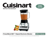 Cuisinart PowerBlend 600 Owner's manual