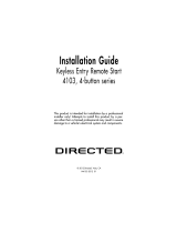 Directed Electronics 1-button series Installation guide
