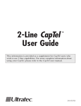 Ultratec CapTel User manual