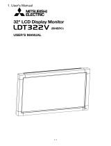 Mitsubishi LDT322V Owner's manual