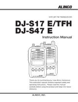 Alinco DJ-S17/S47 User manual