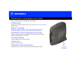 Motorola SB5100 - SURFboard - 38 Mbps Cable Modem User manual