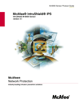 McAfee IntruShield M-6050 User manual