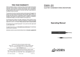 Azden SMX-20 Owner's manual