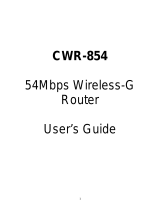 CNET CWR-854 User manual