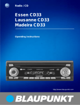 Blaupunkt Essen CD33 Owner's manual