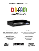 DREAM MULTIMEDIA DREAMBOX DM 800 HD PVR User manual