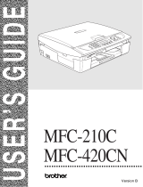 Brother MFC-420CN User manual