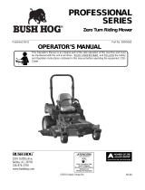 Bush Hog Zero Turn Professional Series User manual