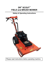 Country Home Products SCOUT FIELD and BRUSH MOWER User manual