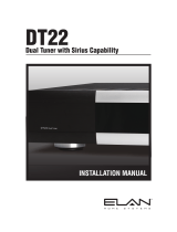 Elan DT22 User manual