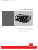 Barco RLM R6 Performer Owner's manual