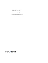 Maxent ML-3731HLT Owner's manual