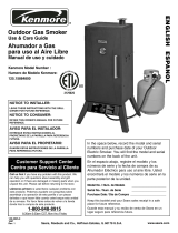 Sears Gas smoker 125.15884800 Owner's manual