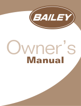 Bailey Caravan Owner's manual
