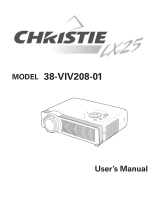 Christie Christie LX25U User manual