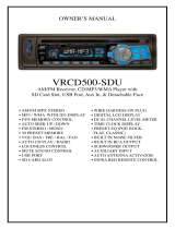 Virtual Reality VRCD500-SDU Owner's manual