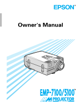 Epson EMP 600 User manual