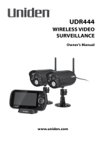 Uniden UDR444 Owner's manual