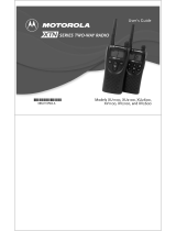 Motorola XV2100 - XTN Series VHF User manual