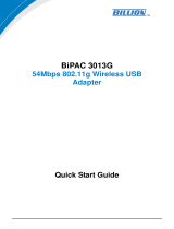 Billion Electric Company 3013G User manual