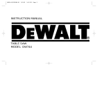 DeWalt DW744 User manual