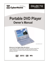 CyberHome Entertainment Cyber Home CHLDV712 User manual
