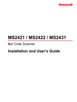 Honeywell MS2422 User manual
