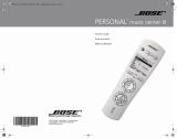 Bose Personal Music Center III User manual