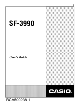 Casio SF-3990 User manual