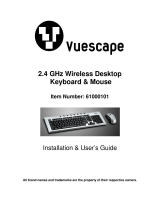 Vuescape 61000101 User manual