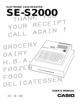 Casio SE-S2000 User manual