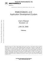 Motorola FREESCALE SEMICONDUCTOR M68EZ328ADS User manual