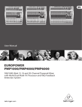 Behringer Europower PMP1000 User manual