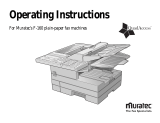 Muratec F-160 Owner's manual