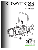 Chauvet OVATION E-190WW User manual