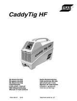 ESAB CaddyTig HF User manual