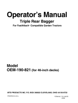 MTD OEM-190-821 User manual