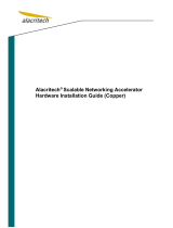 Alacritech Scalable Networking Accelerator User manual