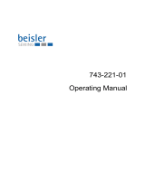 Adler 743-221-01 Owner's manual