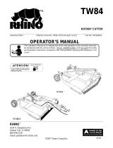 Servis-Rhino TW84 User manual