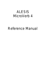 Alesis 4 User manual