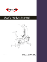 LifeCore Fitness LS-XT-AirBike User manual