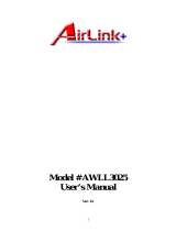 AirLink AWLL3025 User manual