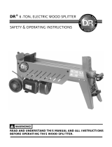 Country Home Products 6-TON ELECTRIC WOOD SPLITTER Operating instructions